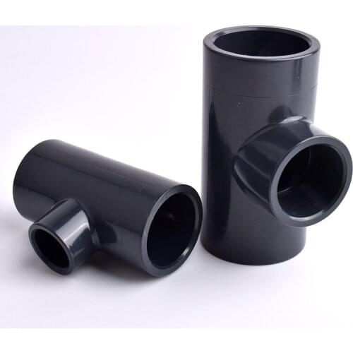 Big Size I.D 63~90mm UPVC Pipe Reducing Tee Connector Irrigation System Hydroponic Frame Aquarium Fish Tank 3-Way Socket Joint