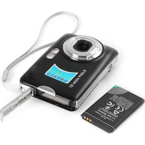 2017 Newest High Quality Gift Digital Camera 18MP Photo Camera 720P Video 2.7" Screen Li-Battery 32GB SD Card Support