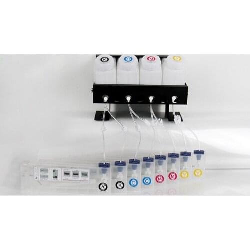 Double 4 color bulk ink system for Mimaki JV33 JV5 JV3 printer CISS(4tanks+8 cartridges)