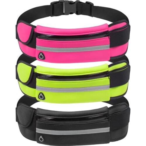 Elastic Breathable Waist Protector Outdoor Fitness Running Cycling Waist Bag Belt Women Men Sports Accessories