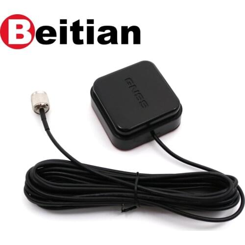 RTK GNSS antenna,high gain,high sensitivity,GLONASS BDS GALILEO GPS antenna,magnetic bottom,5.0m TNC connector,BN-345TJ