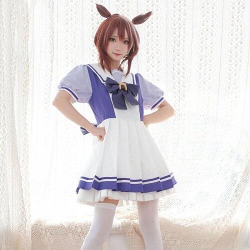 Tokai Teio Cosplay Sailor uniforms Costume Anime Pretty Derby Sing song uniform outfit