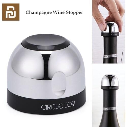 HOT Original Youpin Circle Joy Sparkling Wine Mini Champagne Stopper Rotary lock CJ-JS02 1 / box For Xiaomi Smart Home Kits