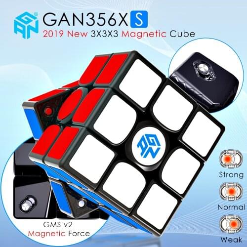 GAN356X S Magnetic Magic Speed Gan Cube Professional Stickerless GAN356XS Magnets Cubes GAN356 X S 3X3 Puzzle Cube Gans