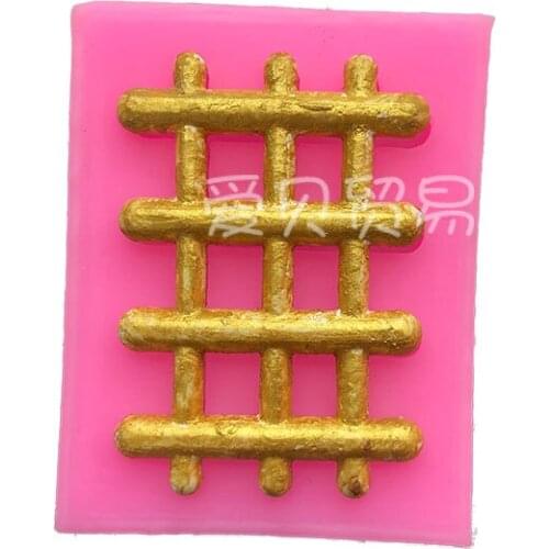 Small fence Lanshan mold baking decoration fondant decoration cake tools chocolate mold fondant silicone mold