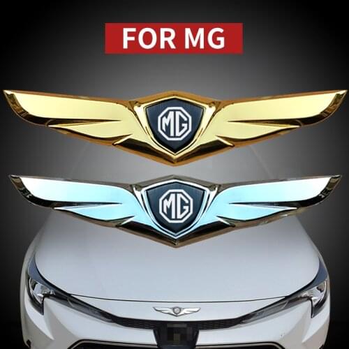 FOR MgZS GS HS ezs MG5 mg GT MG6 MG7 metal badge Car Decal Car hood exterior decoration car front logo accessories badge sticker