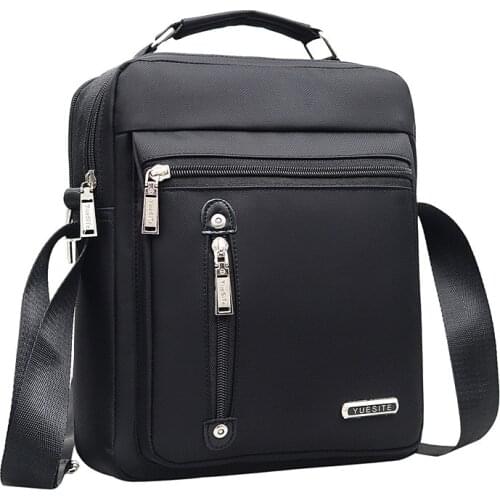 2020 Mens Nylon Leisure Bag Shaped Multi Compartment Business Bags Portable Single Shoulder Anticline Multi-functional Pack