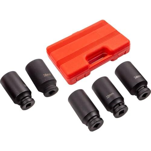 Hub Nut Hex Socket Tool Kit 30 32 34 35 36mm 1/2'' Drive Impact Removal