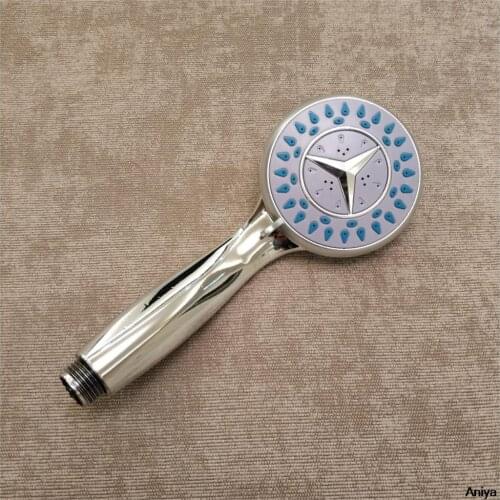 Adjustable Shower Head G1/2 Interface Connector Bathroom Sprayer Shower Head 3 Modes Stainless Steel Bathroom Accessories Set