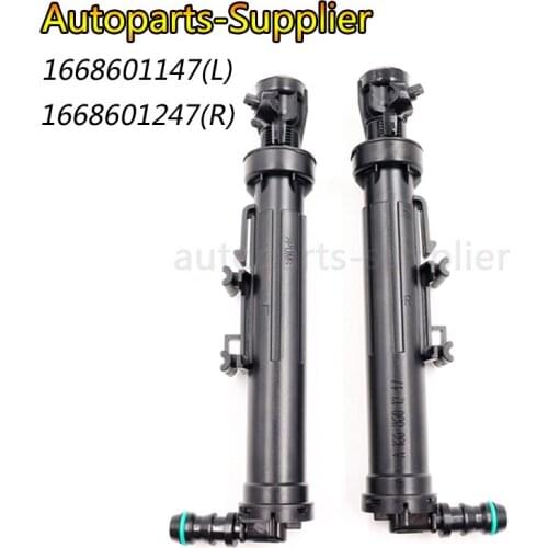 Left & Right 1668601147 1668601247 Headlight Washer Nozzle Cylinder For Mercedes-Benz ML-class W166 ML350 ML550 ML63AMG 12-13