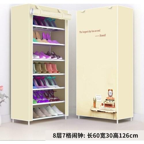 Simple Shoe Cabinet Dust Storage Simple Shoe Rack Creative Multi-Layer Large-Capacity Storage Shoe Cabinet Special Assembly