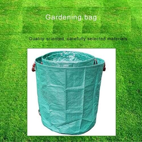 Collapsible Garden Bag Large Capacity Garbage Storage Bag Portable Leaf Sack Trash Reusable Grass Collection Bin Gardening Tools