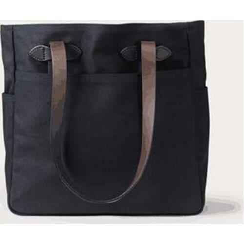 Wax Canvas Rugged Twill Tote Bag With Side Pockets Shoulder Bag Vintage Big Shoping Bag Sling Bag Korean