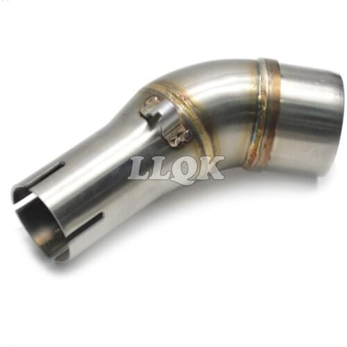 Motorcycle middle of the exhaust pipe muffler exhaust pipe for KAWASAKI Z250 2008 2009 2010 2011 2012 2013 2014 2015