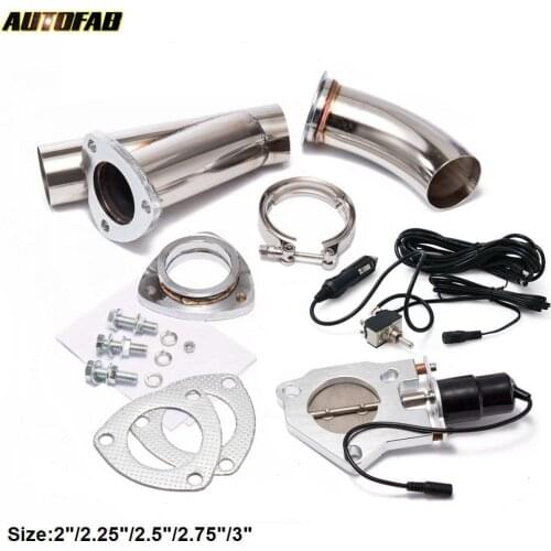 2.5" Electric Cutout/E-Cut Out Valve System W/O Switch for Exhaust Catback/Downpipe For Honda INTEGRA AF-CUTYXMM25