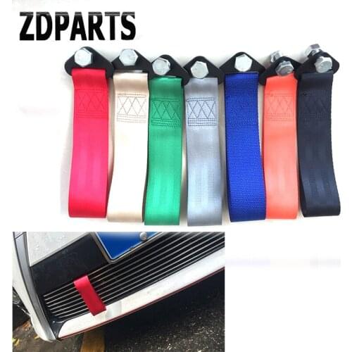 ZDPARTS 7Color Auto Car Trailer Rope Belt Hook Strap Nylon Tow For Ford Focus 2 3 Fiesta Mondeo Kuga Kia Rio Ceed Sportage 2017