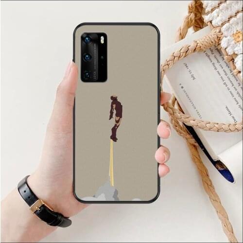 Iron Man Spider Man Flying Clear Phone Case For Huawei Honor 20 10 9 8A 7 5T X Pro Lite 5G Black Etui Coque Hoesjes Comic Fash