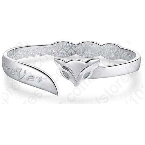 Fashion Jewelry Romantic Forever Bangles 925 Sterling Silver Bracelets Bangles Fashion Wedding Jewelry Bracelets For Women