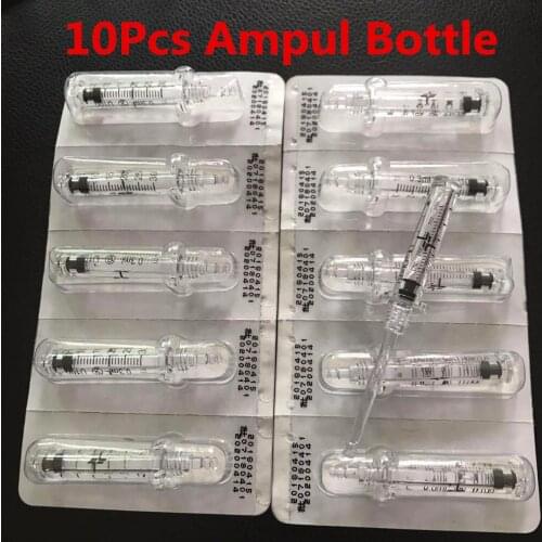 0.3ML 10pcs Ampoule Ampul Bottle Abe Bottle for Hyaluronic Pen Ampoule Tip Converter Cushion Sterile SFDA Past