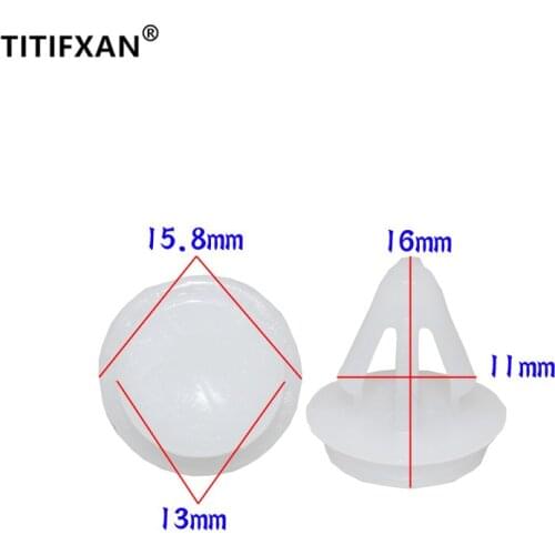 20PCS Auto side skirt wheel arch clips for New Alto Changan Honor Suzuki SX4 Swift Liana Alivio S-cross plastic fasteners