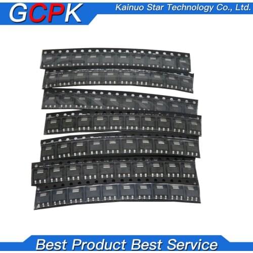 70pcs = 7Kinds *10pcs AMS1117 Kit AMS1117-ADJ AMS1117-5.0V AMS1117-3.3V AMS1117-2.5V AMS1117-1.8V AMS1117-1.5V AMS1117-1.2V