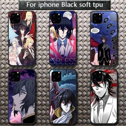 Anime noblesse raizel Phone Case for iPhone 8 7 6 6S Plus X 5S SE 2020 XR 11 12 Pro mini pro XS MAX