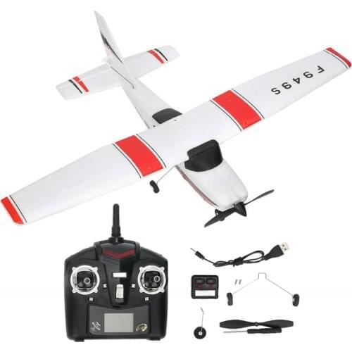 F949S 2.4GHz 3 Channels Micro RC Airplane Remote Control Fixed Wing for CESSNA-182 Toy