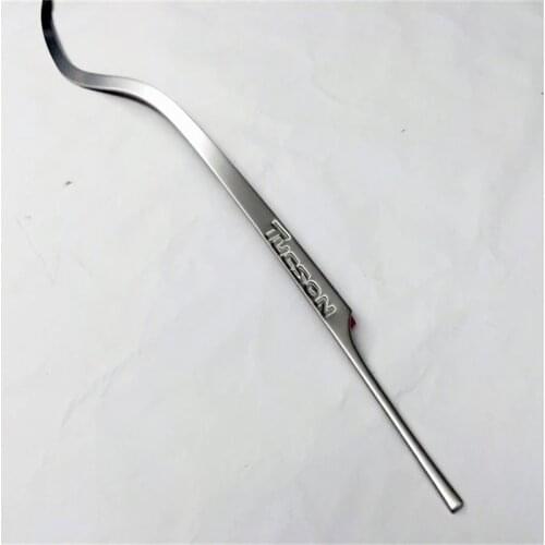 ABAIWAI Interiors Accessory For Hyundai Tucson Inner Center Panel Stickers Stainless Steel Frame Trim Car Modification 2015 2016