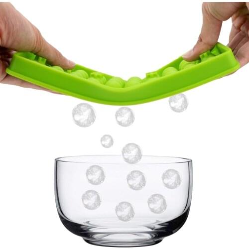 Whiskey DIY Round Puck Ice Cream Mold For Cake Decorating Pastry Tool Ice Cube Maker 40 Cavity Silicone Form Ice Mould