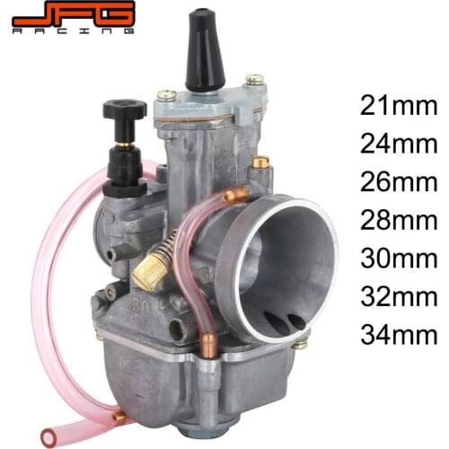 Motorcycle For PWK KOK Carburetor Carb. 21 24 26 28 30 32 34MM For Scooter JOG DIO KR150 RTL250 CR125 NSR50 NSR80 DT100 125 175