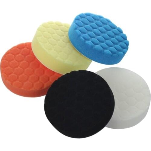5PCS Polishing Pad kit For Car Polisher Pack of Waxing Buffing Sponge Pad Hand Tool Kit 125mm 5inch Drop shipping