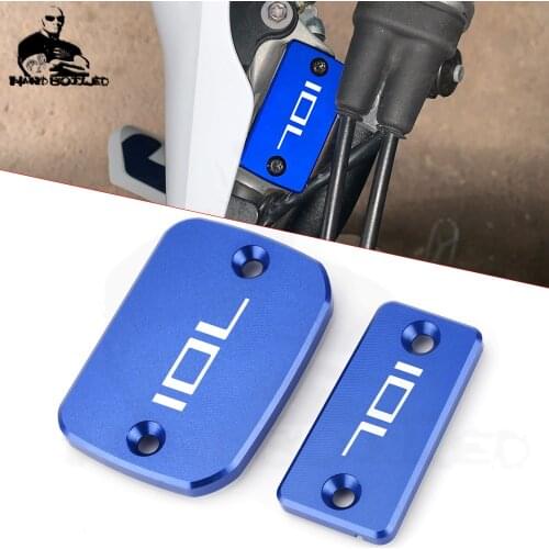 NEW CNC Aluminum Blue Motorcycle Brake Fluid Fuel Reservoir Tank Cap Cover For Husqvarna 701 Enduro 701Enduro 2016- 2020 2021