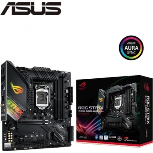 NEW For Asus ROG STRIX Z490-G GAMING (WI-FI) Original Desktop Intel Z490 Z490M DDR4 Motherboard LGA 1200 USB3.0 M.2 SATA3