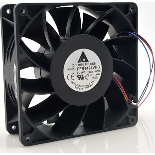 New original FFB1424VHG 14050 14CM 24V 1.37A large air volume violent inverter fan