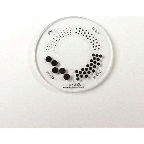 Microscope Eyepiece Round Fixed Plate Micrometer Calibration Slide Accessories Microscope Graticules Oplenic Optronics D=20 968