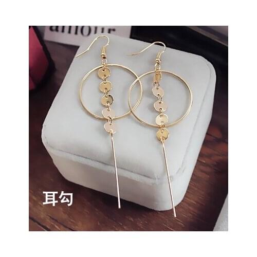 Wholesale Girl Jewelry Earring Ear clip Flower Long Tassel Earrings For Women Thai Process Elegant Lady