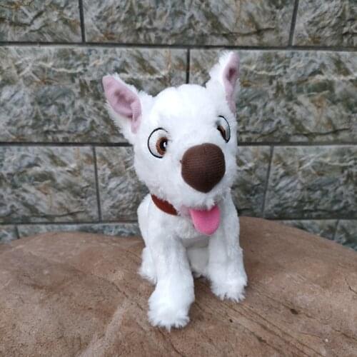 Original Disney Movie Cartoons BOLT DOG PlushToy Stuffed Animal Dolls 8'' High Quality Toys For Children