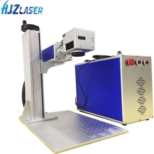Portable mini laser marker 20W 30W 50W fiber laser marking machine qr code laser engraving machine