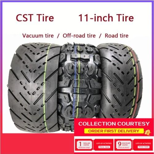 Coolride CST Tire 11 Inch Electric Scooter Outer Tire 90/65-6.5 Vacuum Tire 11 Inch Inner and Outer Tire Road Tire for Zero 11x