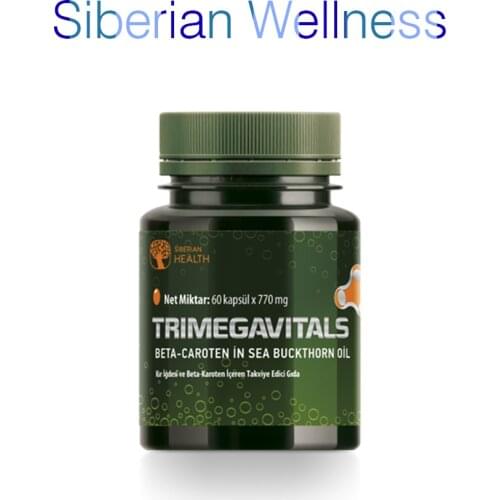 Siberian Health Trimegavitals. Beta carotene in sea buckthorn oil / Siberian Health Tea Diet Booster