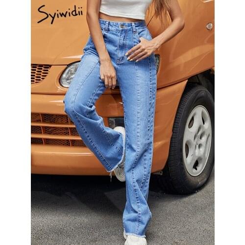 Женские прямые джинсы Syiwidii China At AliExpress