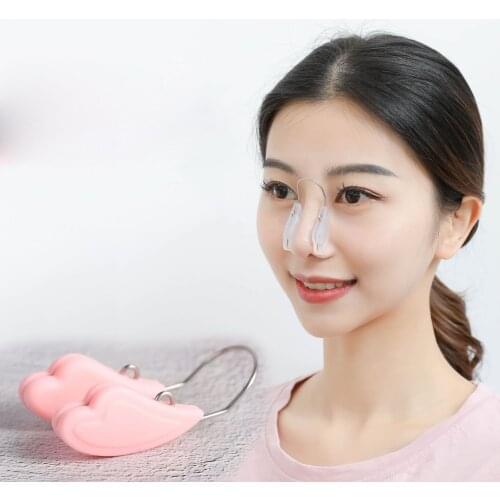 2021 Nose Bridge Enhancer Beauty Nose Device Beauty Nose Clip Nose Enhancer Nasal Device Clip Silicone Correction