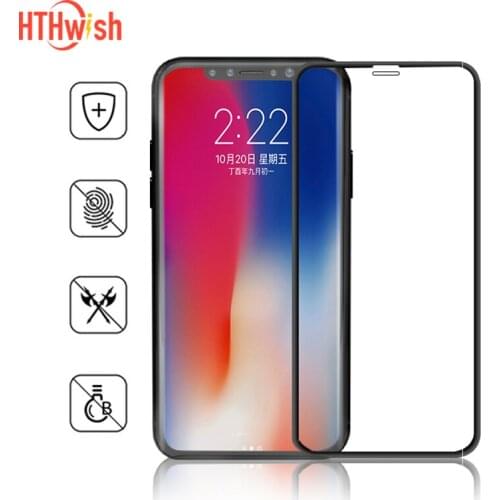 Full Cover Tempered Glass for iPhone 8 7 6 6S Plus Tempered glass Protective Glass iphone X XS MAX XR 8plus Screen protector