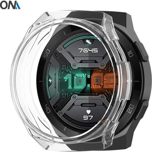 Protector Case for Huawei Watch GT 2E GT2E GT2 GT 2 46mm 42mm Clear Soft Slim TPU Protection Bumper Cover Smartwatch Accessories