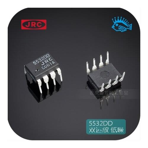 1PCS Japan JRC5532DD NJM5532DD low noise precision dual op amp super NE5532 in-line DIP8