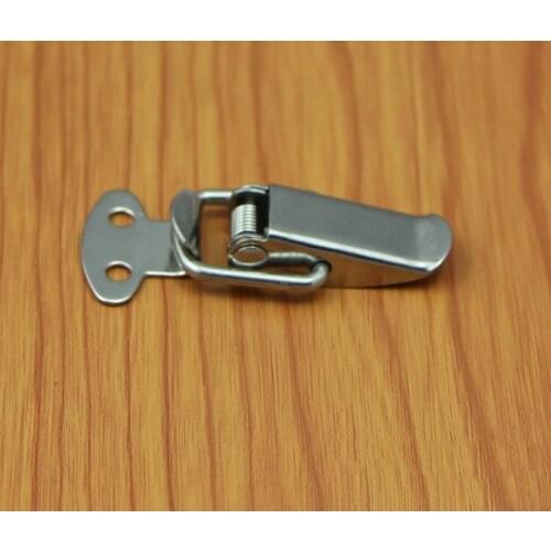 6Pcs Spring Loaded Suitcase Chest Tool Box Locking Toggle Latch Hasp Lock Hardware Dropshipping