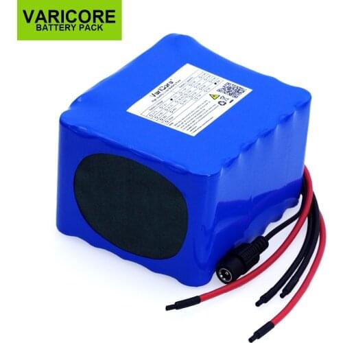 VariCore 12V 20Ah high power 100A discharge battery pack BMS protection 4 line output 500W 800W 18650 battery