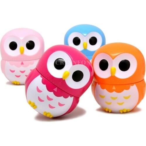 DHL 240PCS New Creative Owl Timer Cartoon Timer Time Clock Stereo Owl Kitchen Clock Childrens Room Bedside Clock