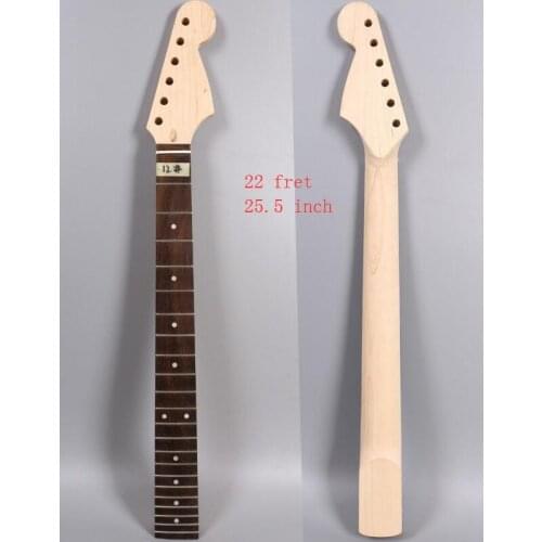 Strat Electric guitar neck 22 Fret rosewood Fretboard Maple Square Heel