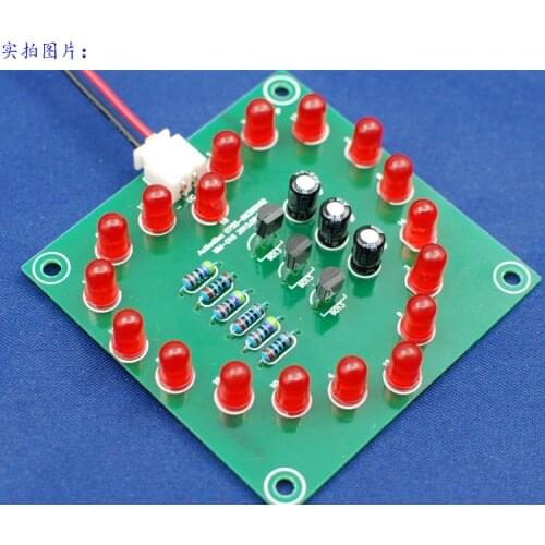 Heart light soldering kits Electronic diy kits for Beginners